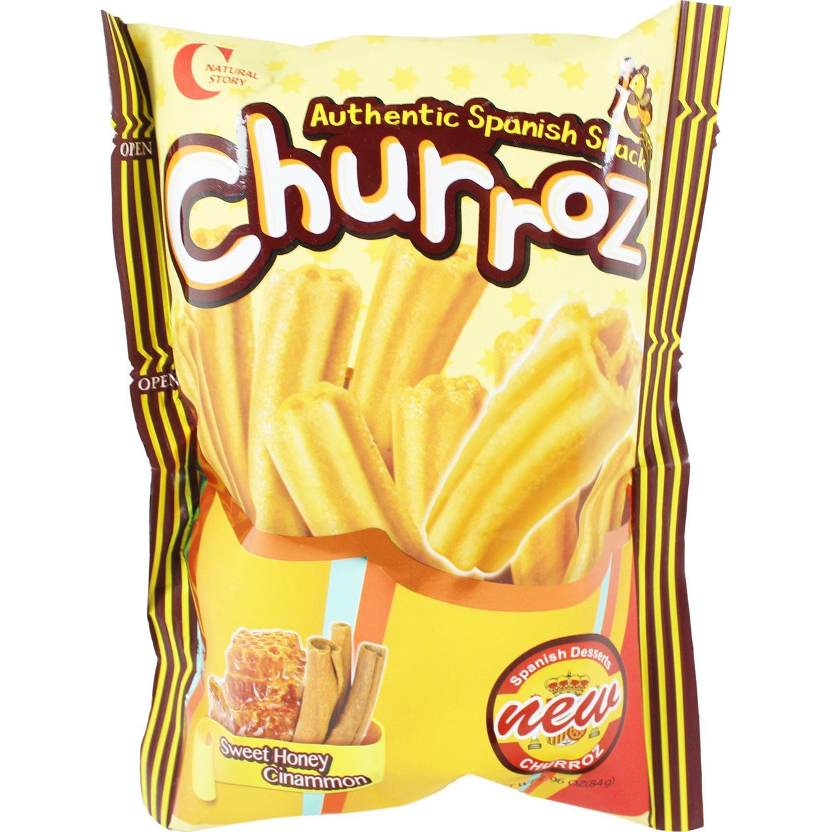C Natural Story Churroz 2.96 Oz (Pack of 8) - Mighty Depot