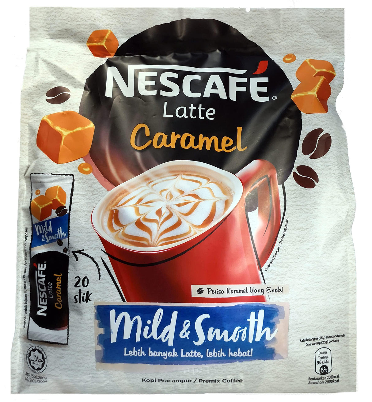 Nescaf e ground stick latte coffee - Mighty Depot