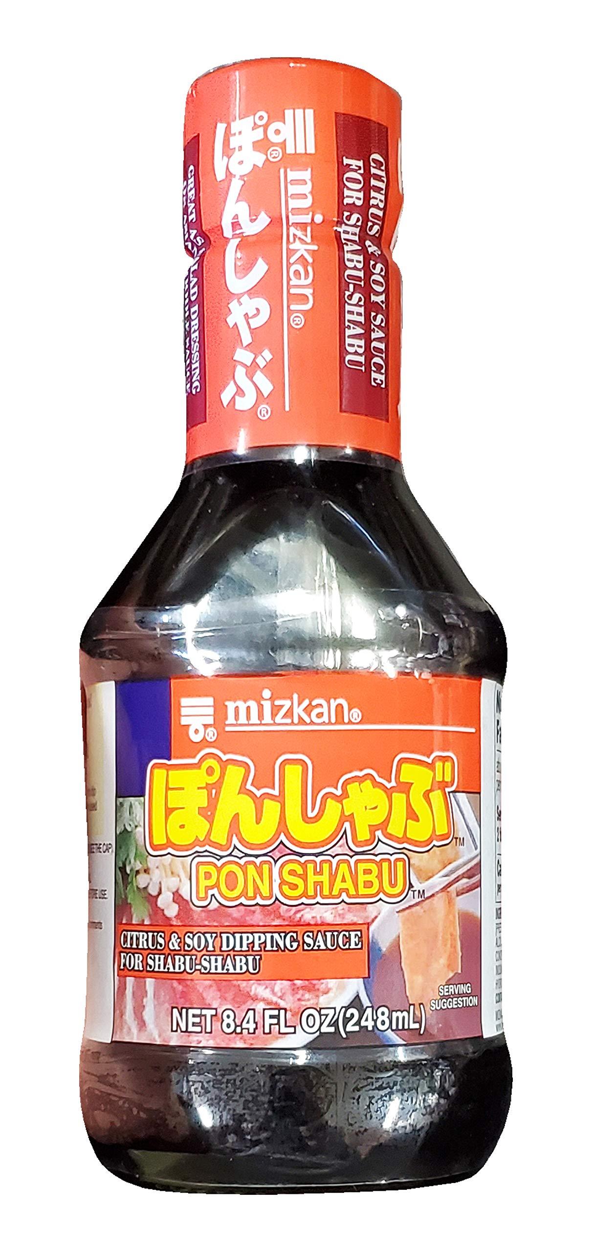 Mizkan Goma & Pon Shabu Japanese Dipping Sauce Bundle (2 Pack, Total of 16.8fl.oz) - Mighty Depot
