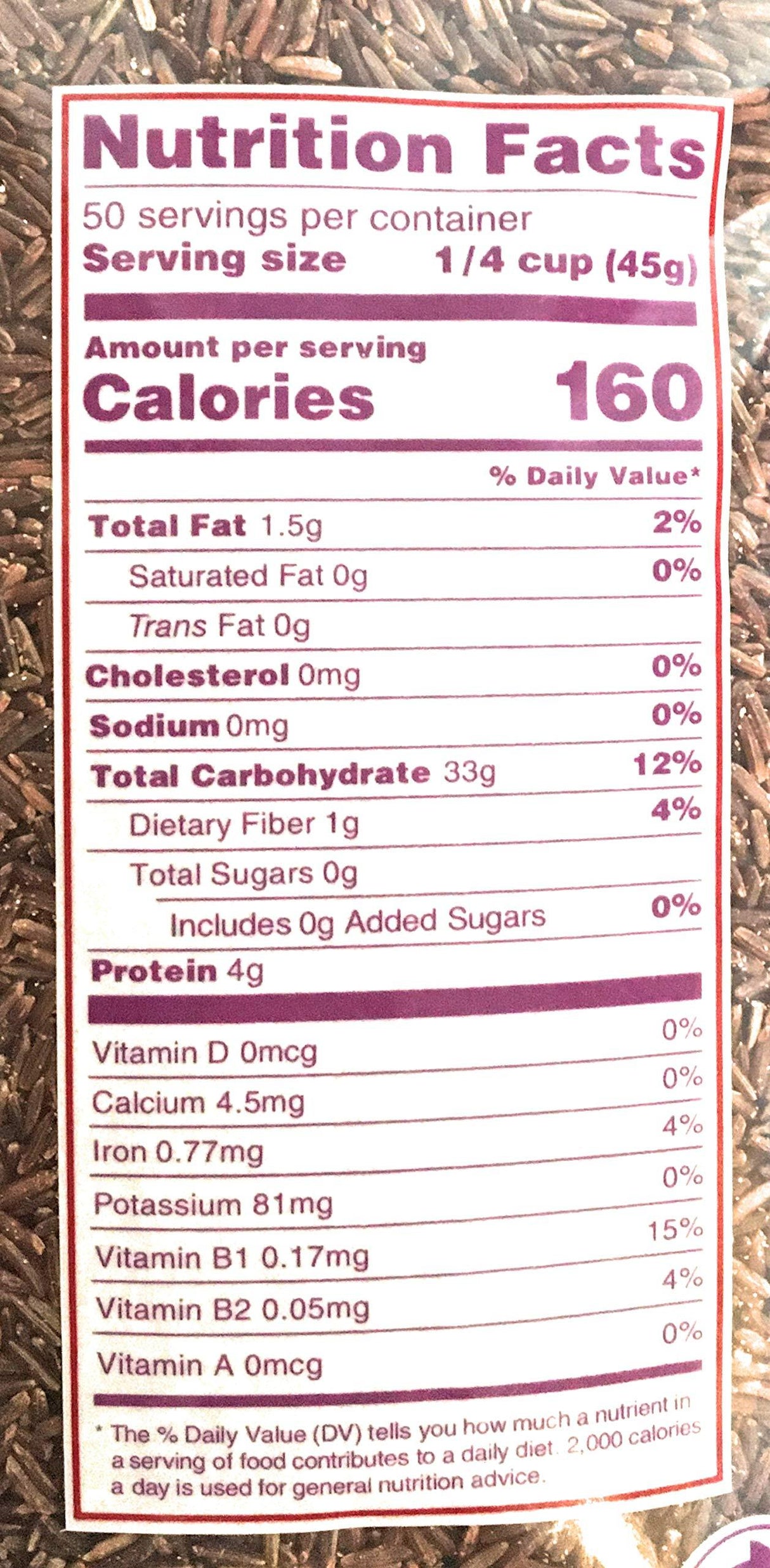 Cock Brand Red Cargo Rice 5 Lbs - Mighty Depot