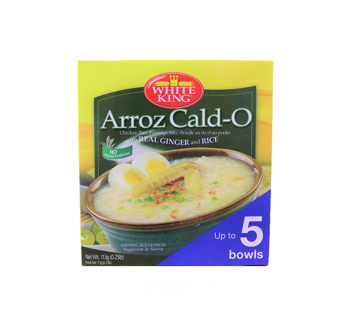 White King Arroz Caldo, 113g, Pack of 2 - Mighty Depot