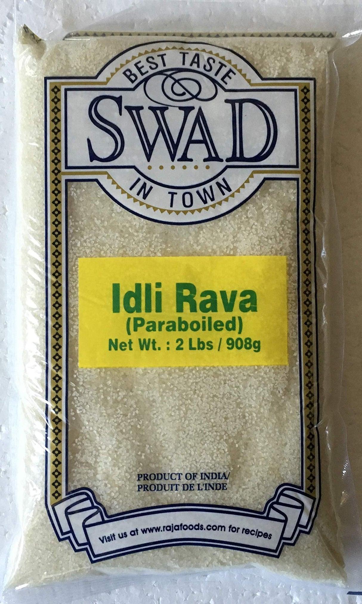 Swad Idli Rava Paraboiled - 2 Pound - Mighty Depot