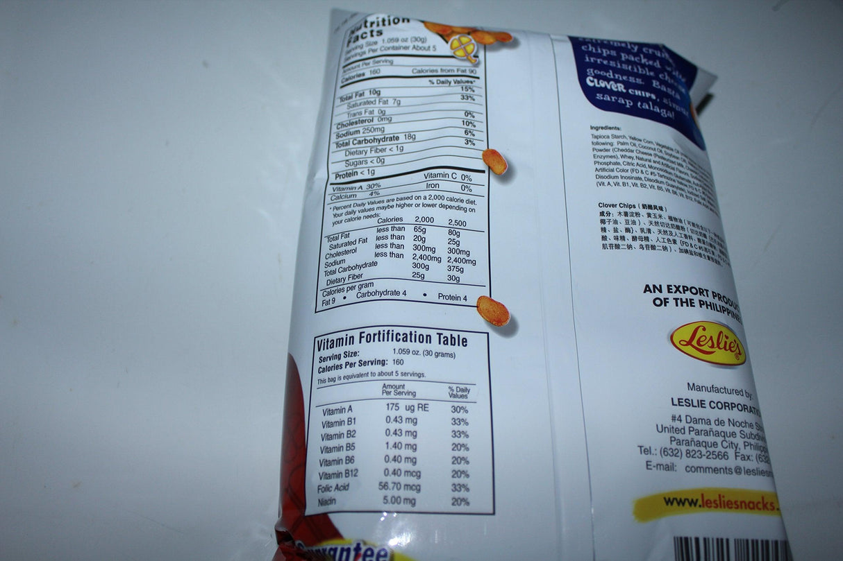 CLOVER CHIPS CHEESIER PACK OF THREE 145 G A PACK - Mighty Depot