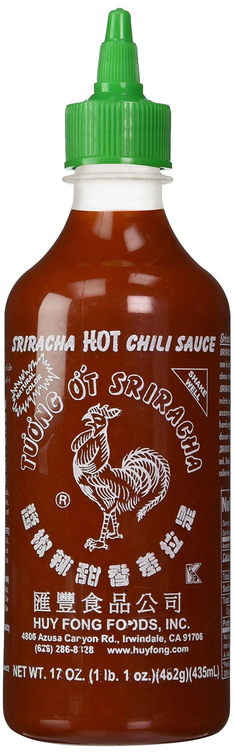 Huy Fong Sriracha Hot Chili Sauce Oz Bottle - Mighty Depot