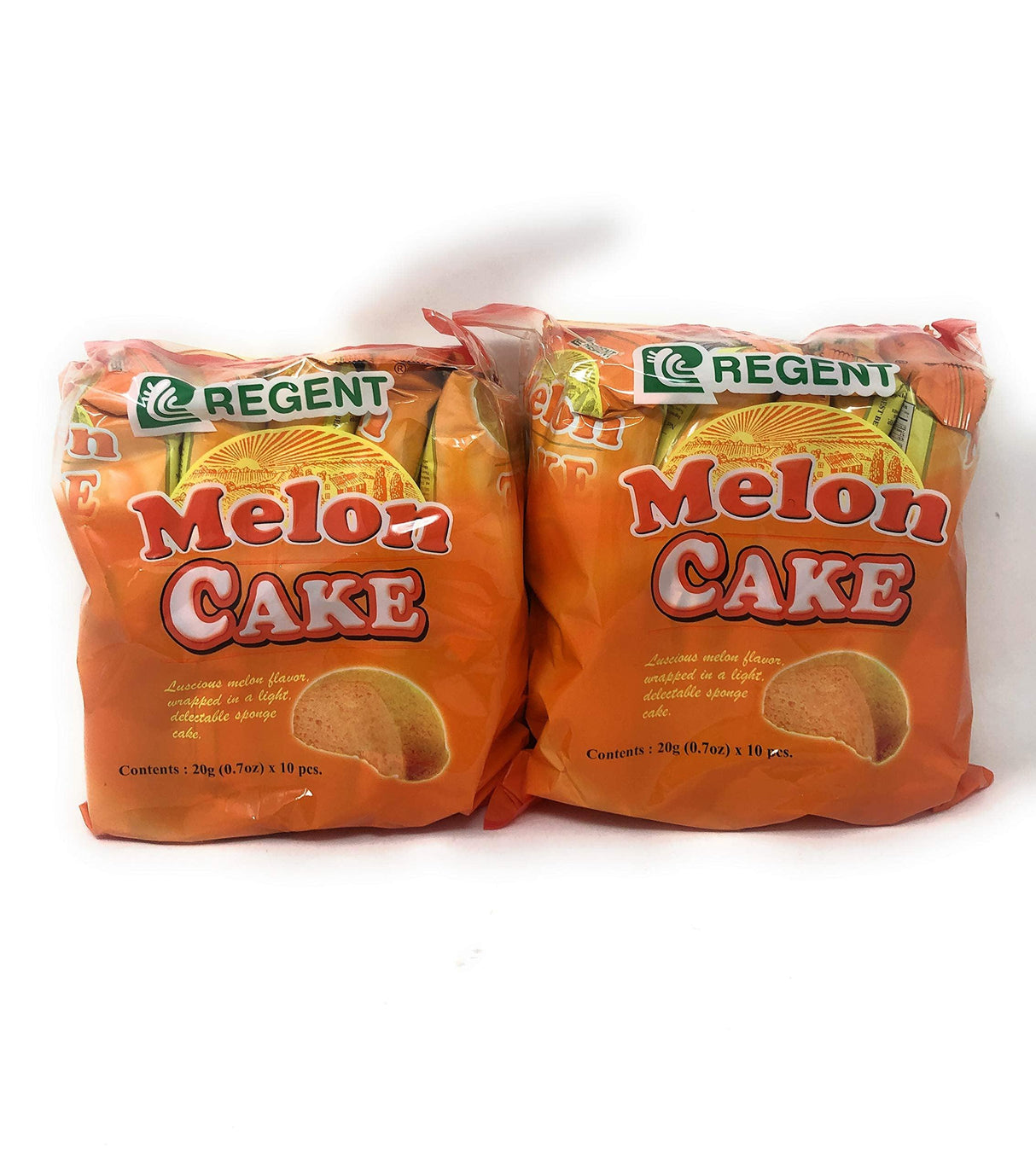Regent Melon Cake Net Wt 20g(0.7oz) x 10 Pieces, 2 Pack - Mighty Depot