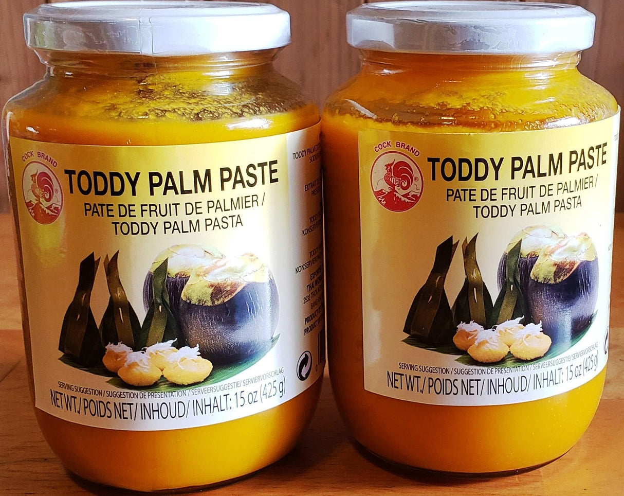 Toddy Palm Paste Pate De Fruit De Palmer For Thai Dessert 2 Jars (15oz each) - Mighty Depot