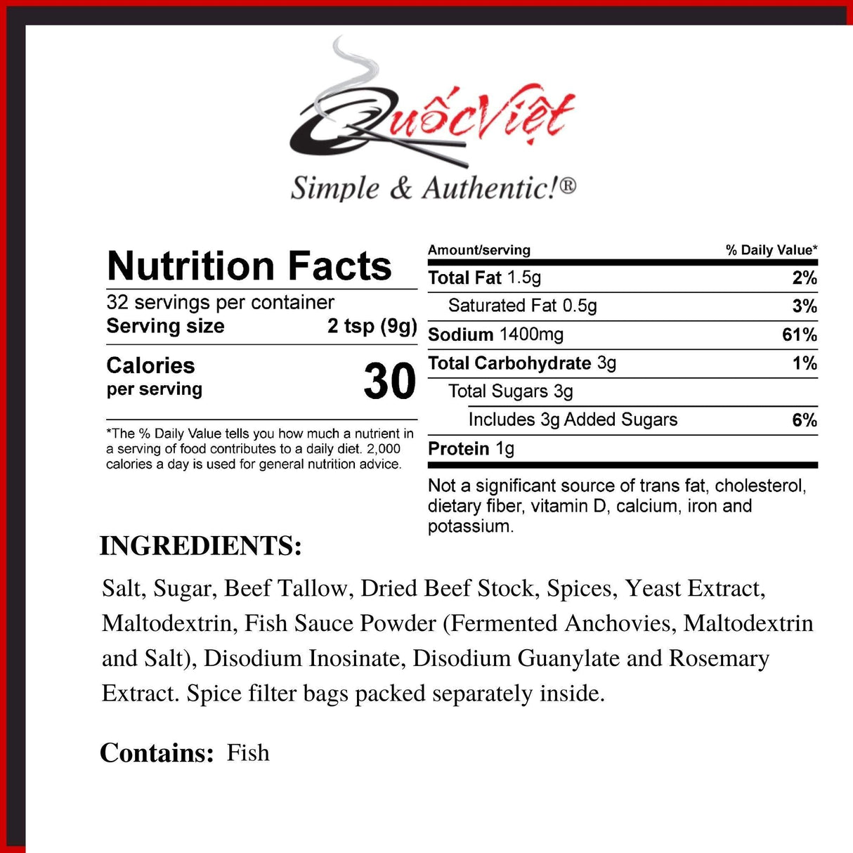 Quoc Viet Foods PACKAGED_SOUP_AND_STEW - Mighty Depot