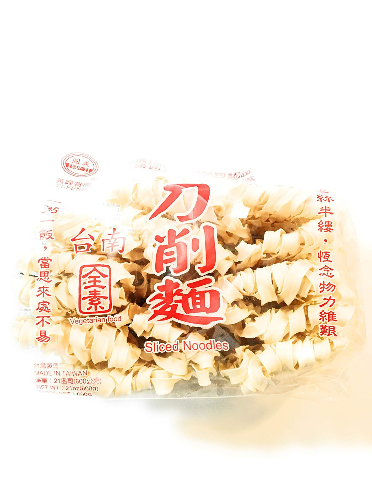 Yi Feng Sliced Noodles 21 Oz( Vegetarian) - Mighty Depot