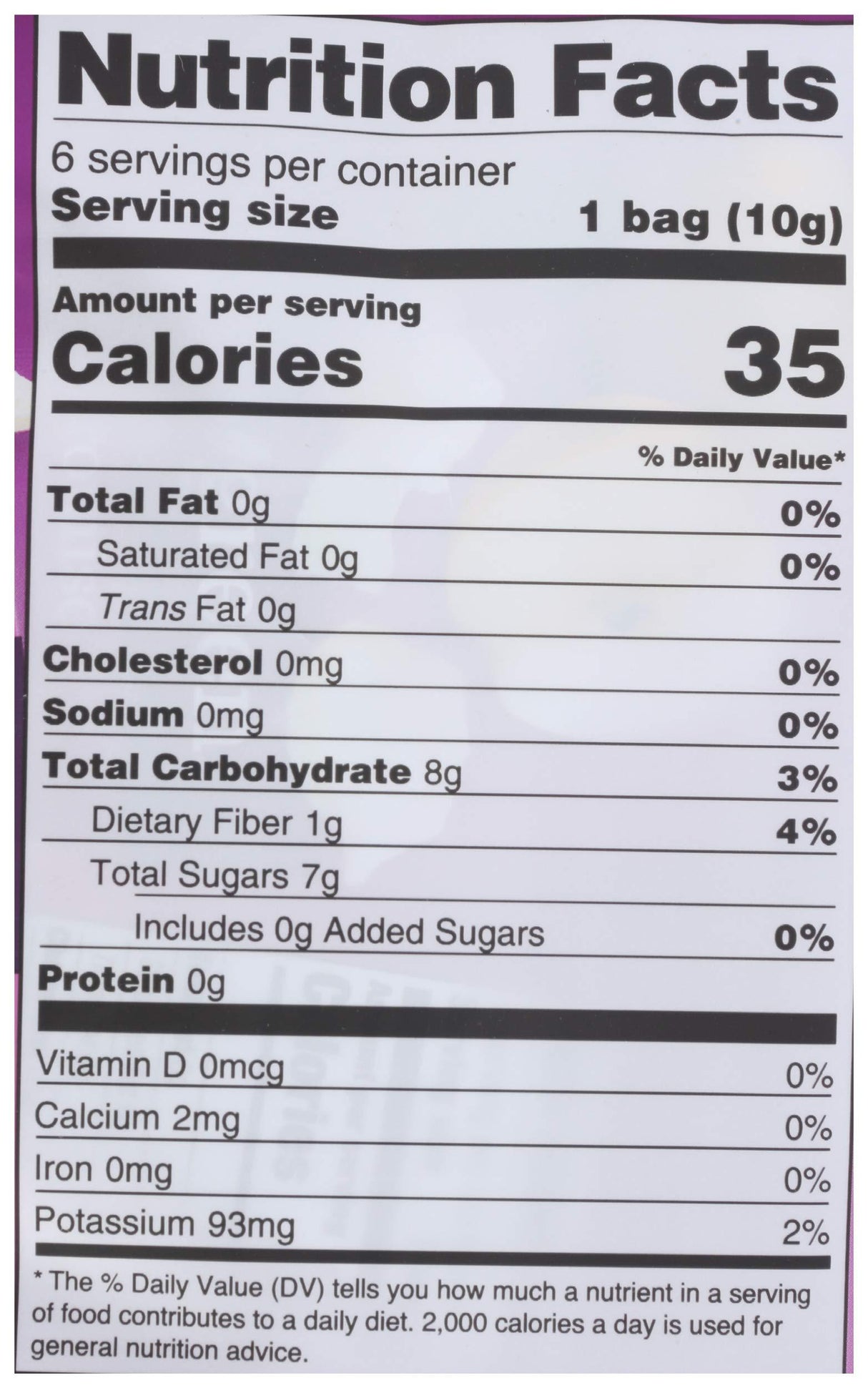 Crispy Green, Pears Asian, 0.36 Ounce, 6 Pack - Mighty Depot