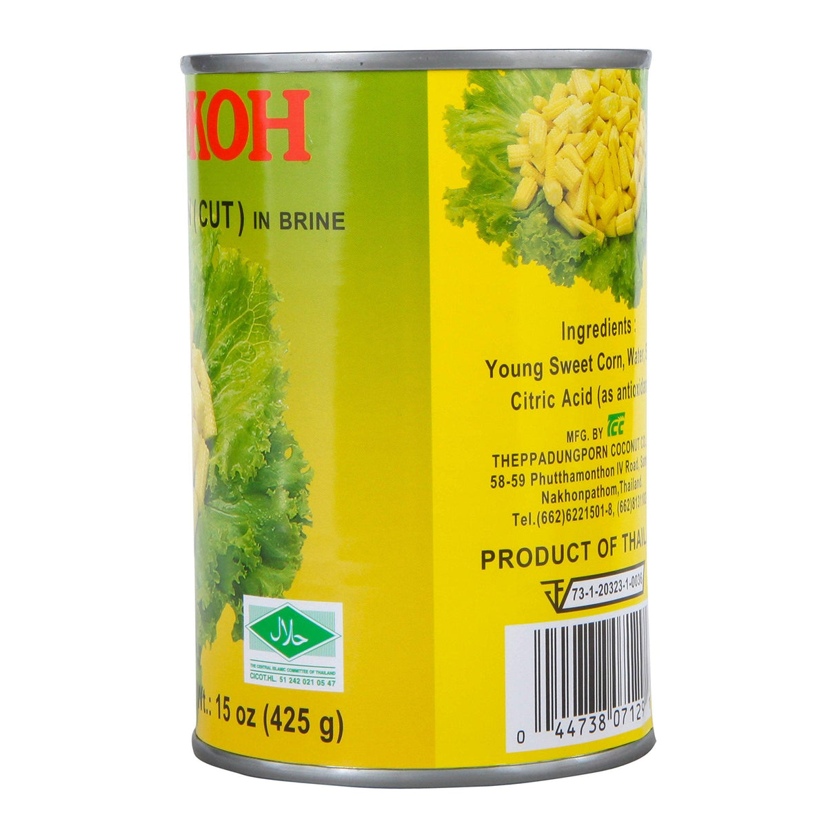 Chaokoh Cut Young Corn, 15 Ounce - Mighty Depot