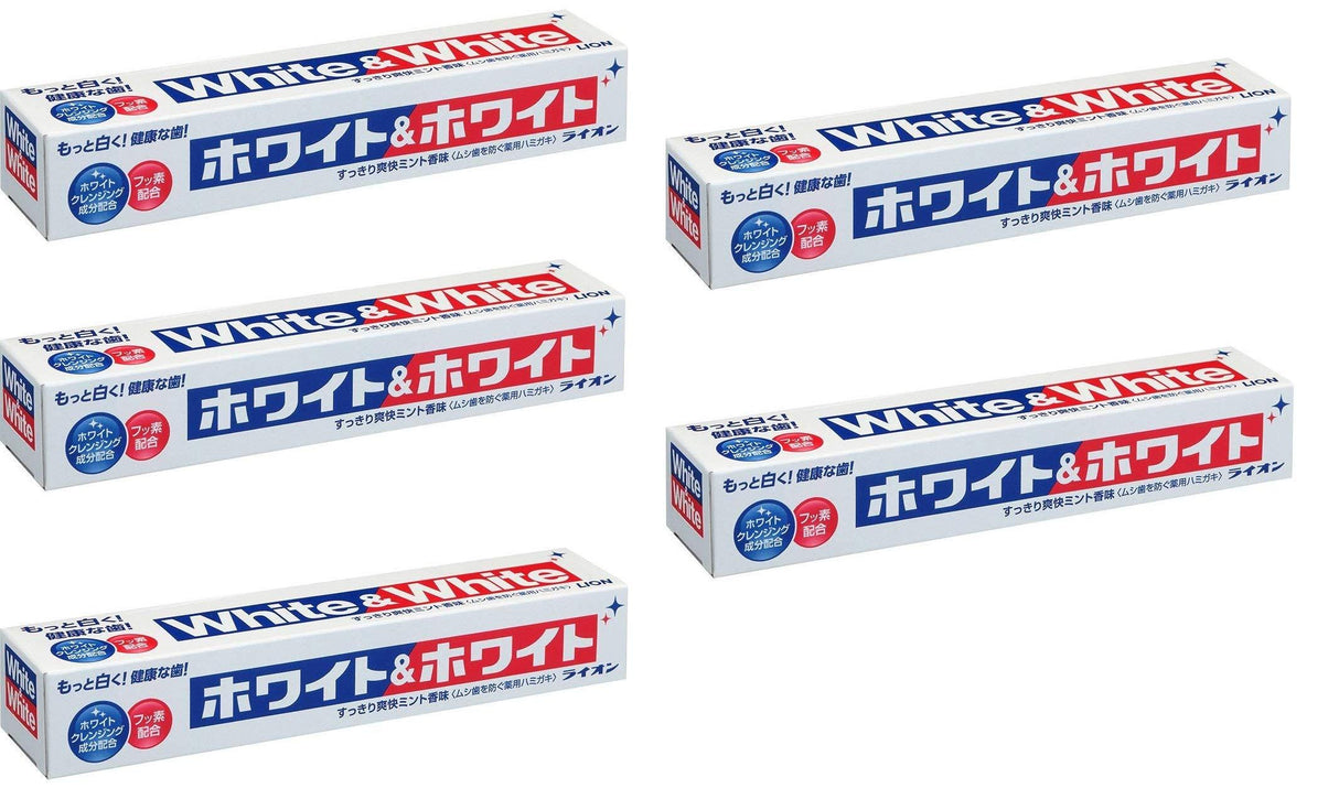 【5pcs】lion white & white 150g×5 150g x 5 pieces - Mighty Depot