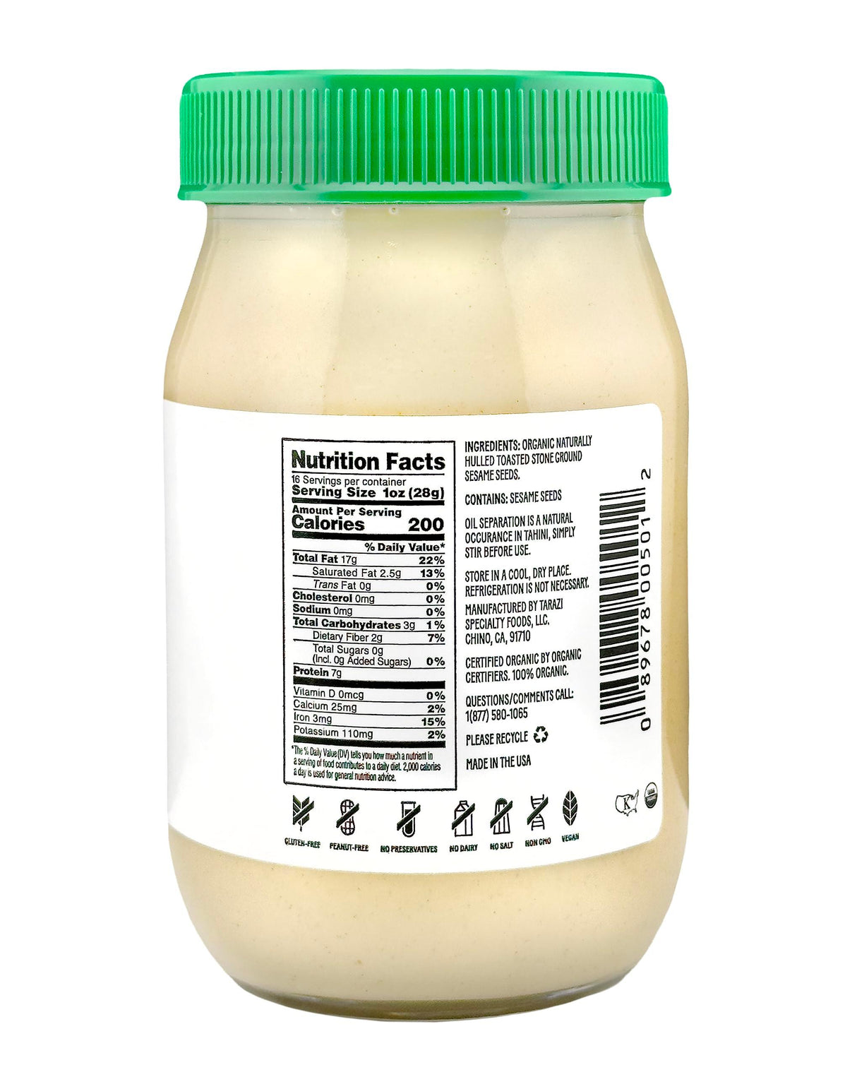 Tarazi Tahini - Mighty Depot