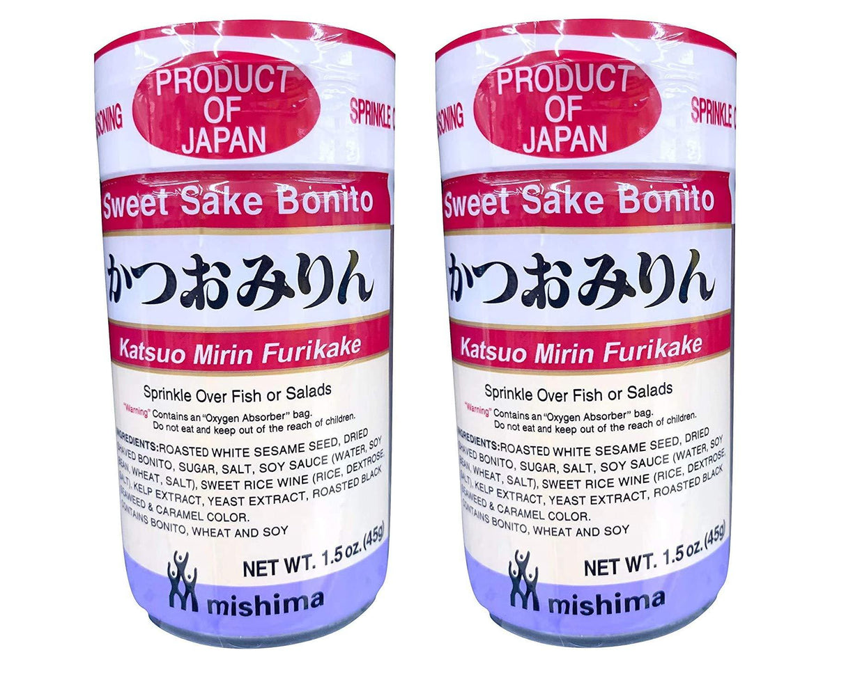 Mishima Katsuo Mirin Furikake Seasoning, 1.50z (Pack of 2) - Mighty Depot