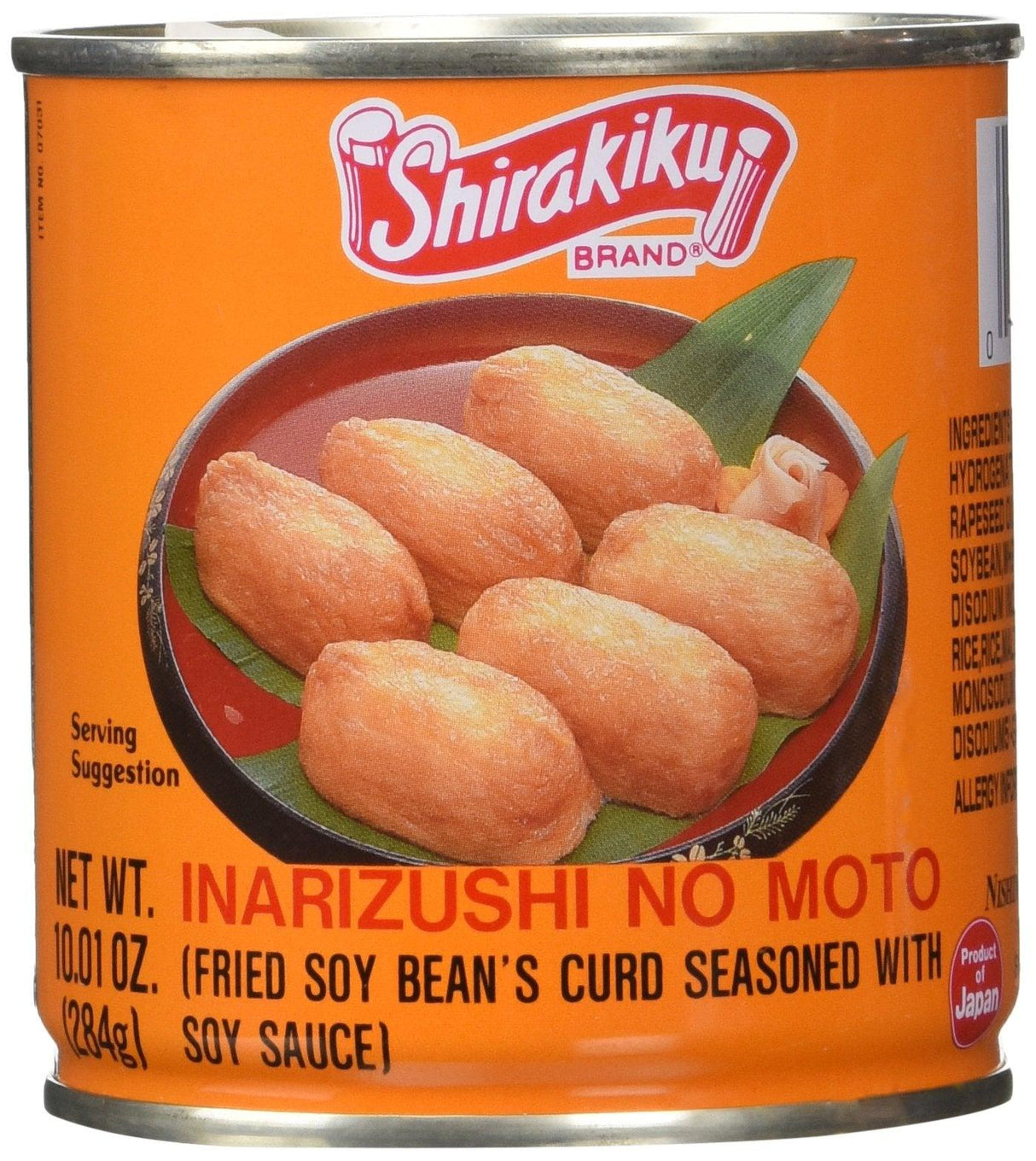 Shirakiku Inzarisushi No Moto - Japanese Seasoned Fried Soy Bean Curd - Mighty Depot