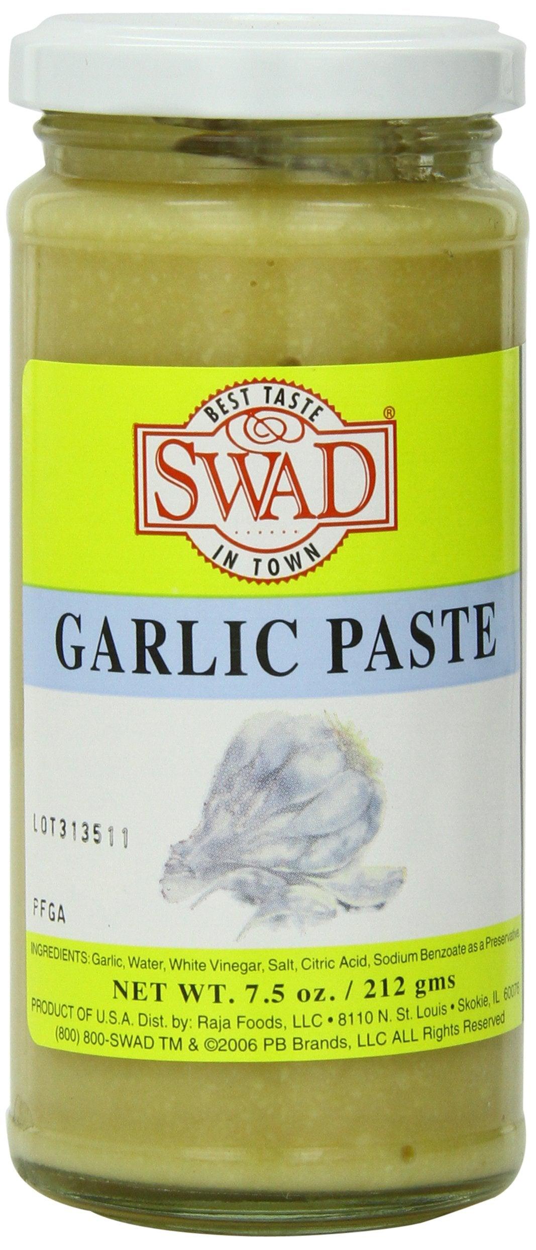 Swad Garlic Paste, 7.5 Ounce - Mighty Depot