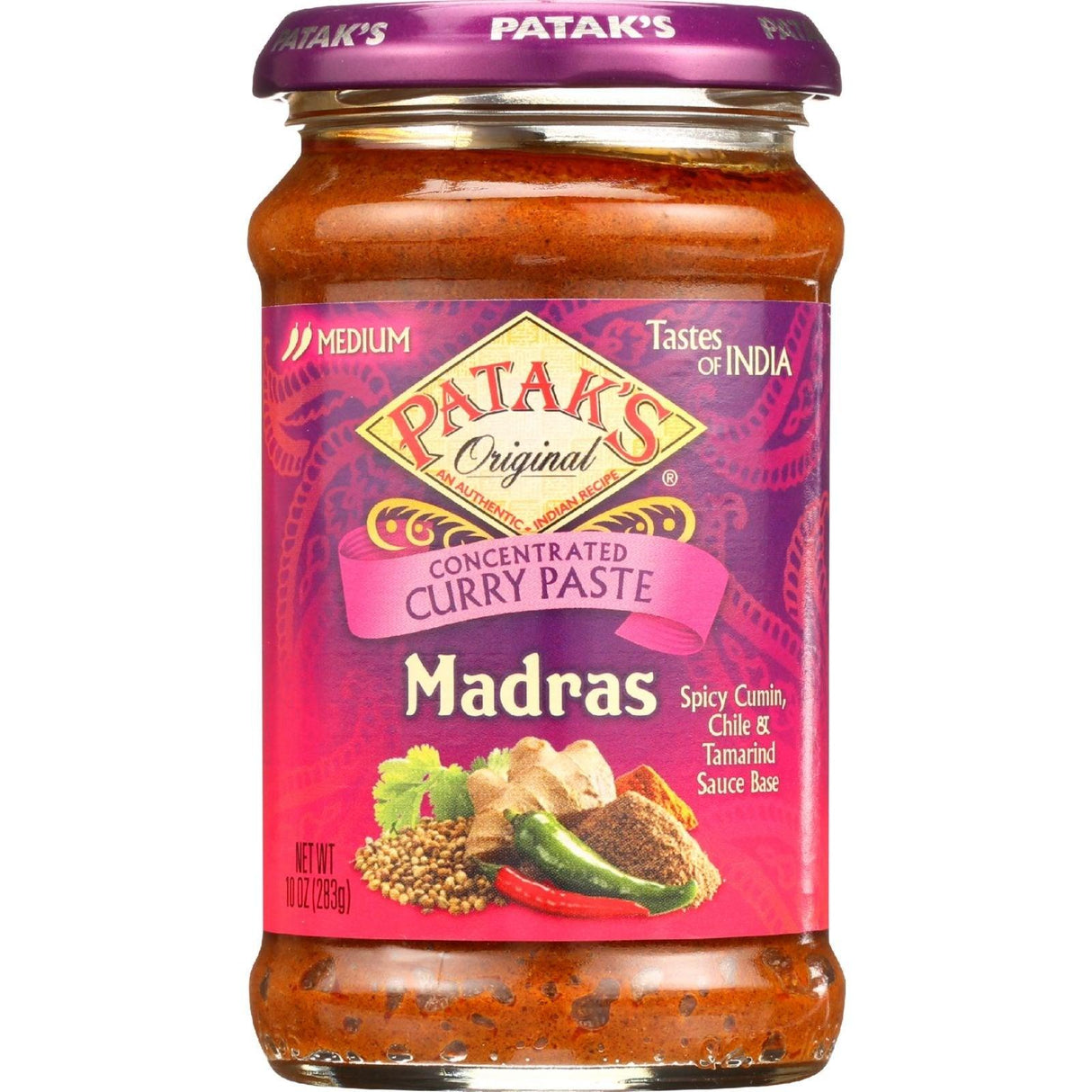 Pataks Madras Curry Paste, 10 Ounce - 6 per case. - Mighty Depot