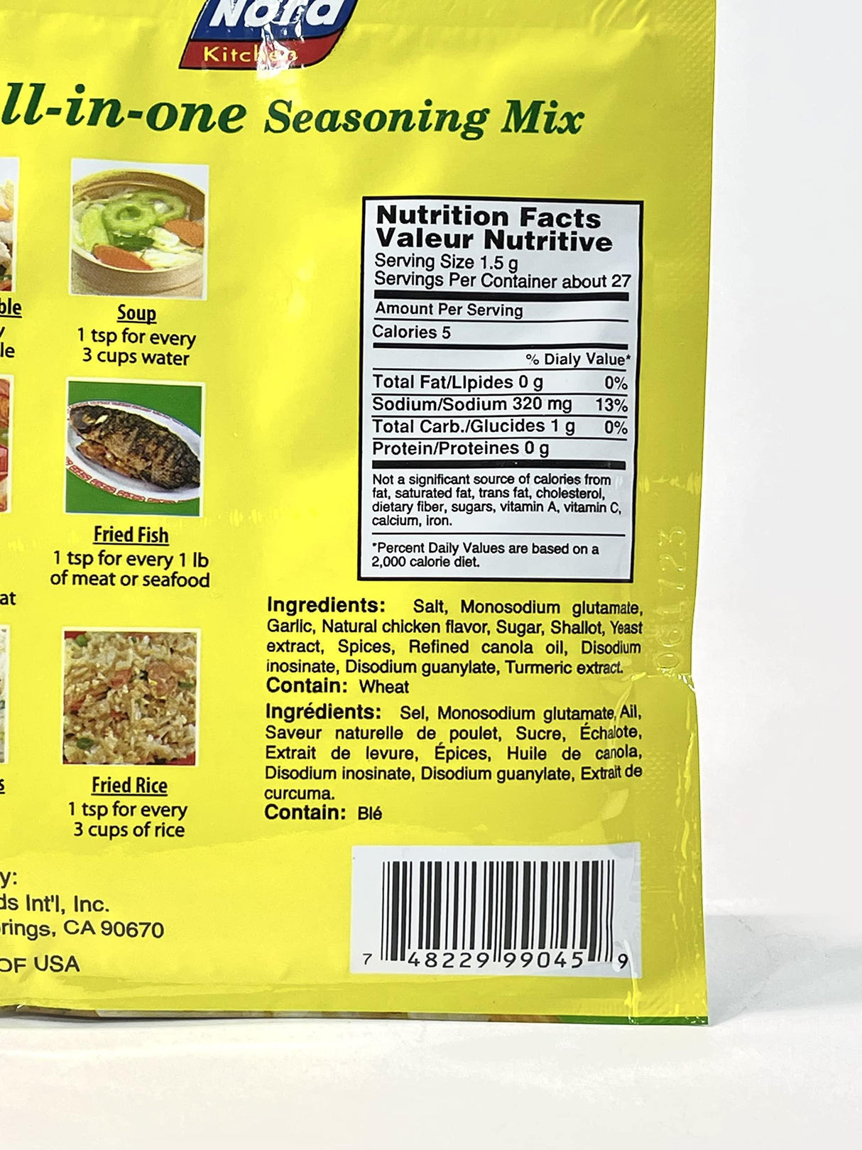 Nora Kitchen All-In-One Seasoning Mix 1.4 oz (6-PACK) - Mighty Depot