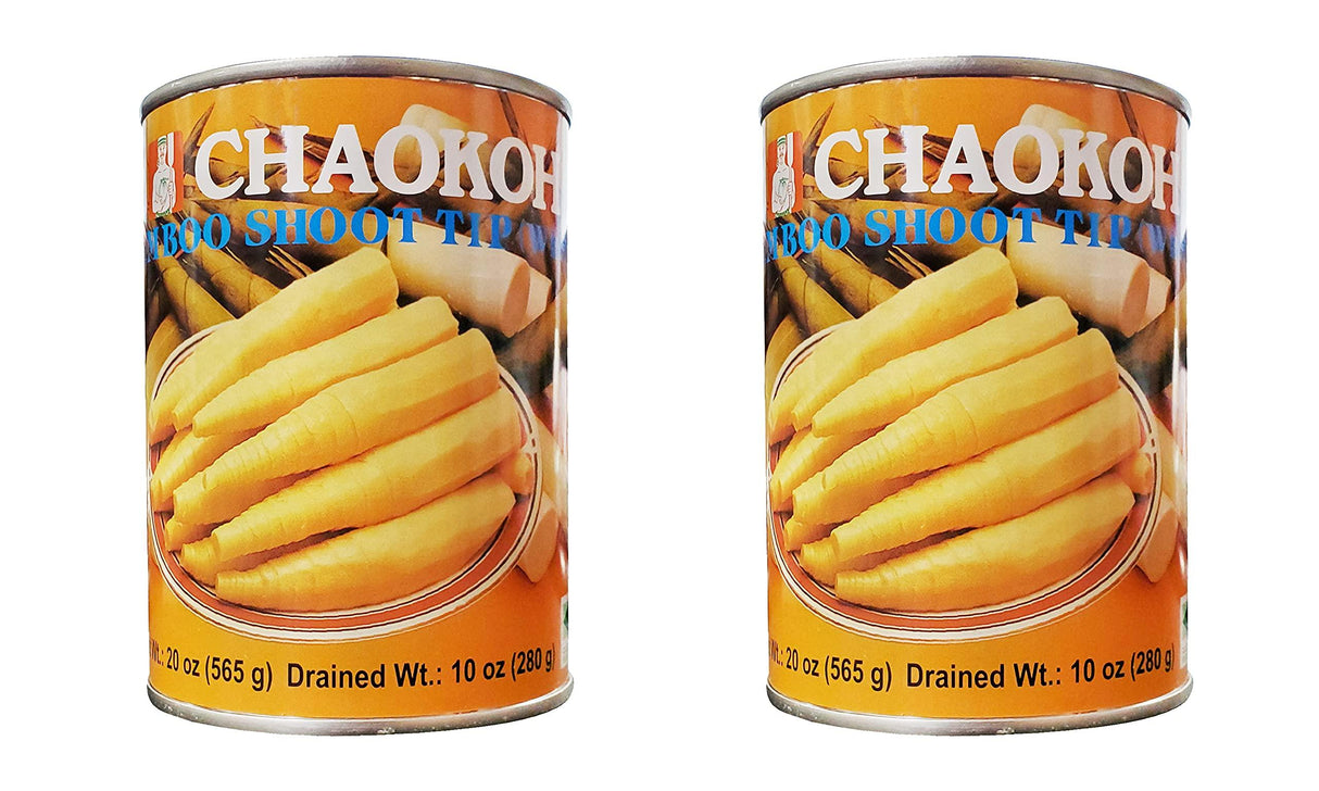 Chaokoh Bamboo Shoot Tip (Whole) in Water (2 Pack, Total of 40oz) - Mighty Depot