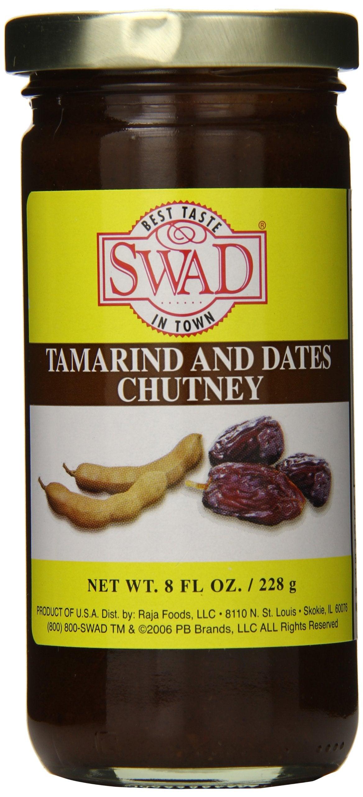 Swad Tamarind and Dates Chutney, 8 Ounce - Mighty Depot