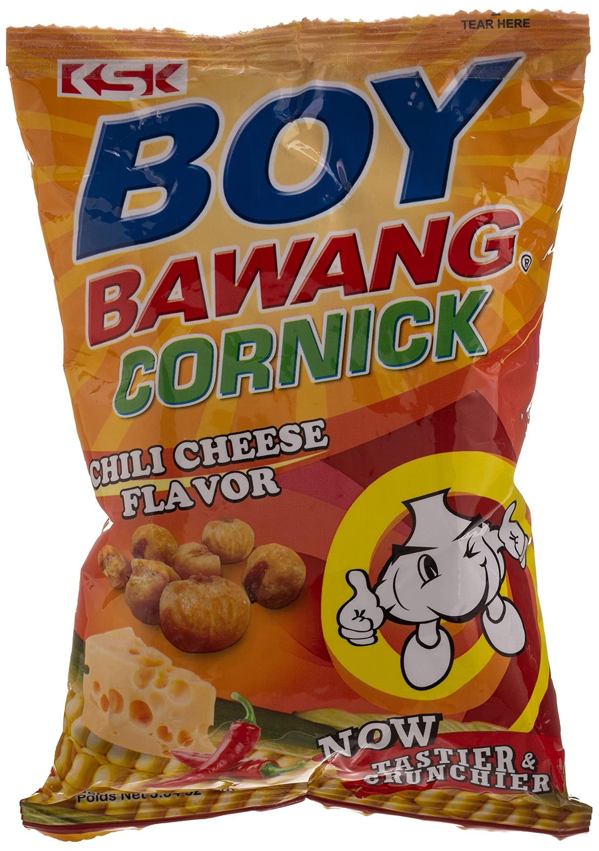 Boy Bawang, chilli cheese, 100 g - Mighty Depot