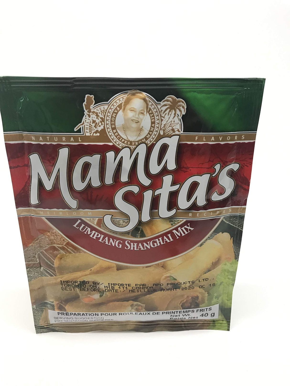 Mama Sita's Lumpiang Shanghai Mix Fried Spring roll mix 40g - Mighty Depot