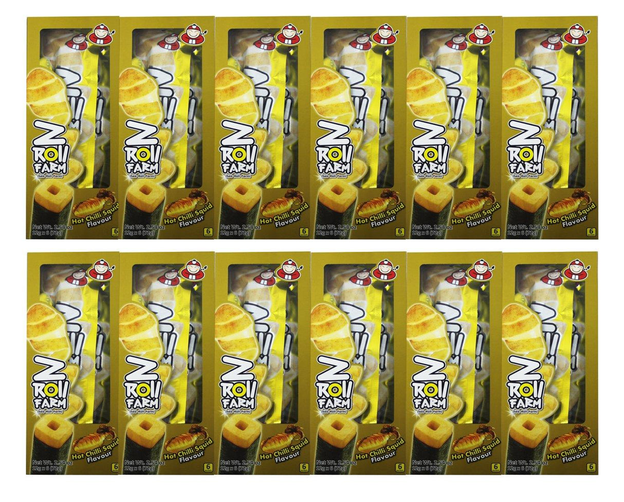 Taokenoi Z Roll Farm Potato Stick Wrapped in Seaweed (6 packets) 2.54 oz x 12 boxes - Mighty Depot