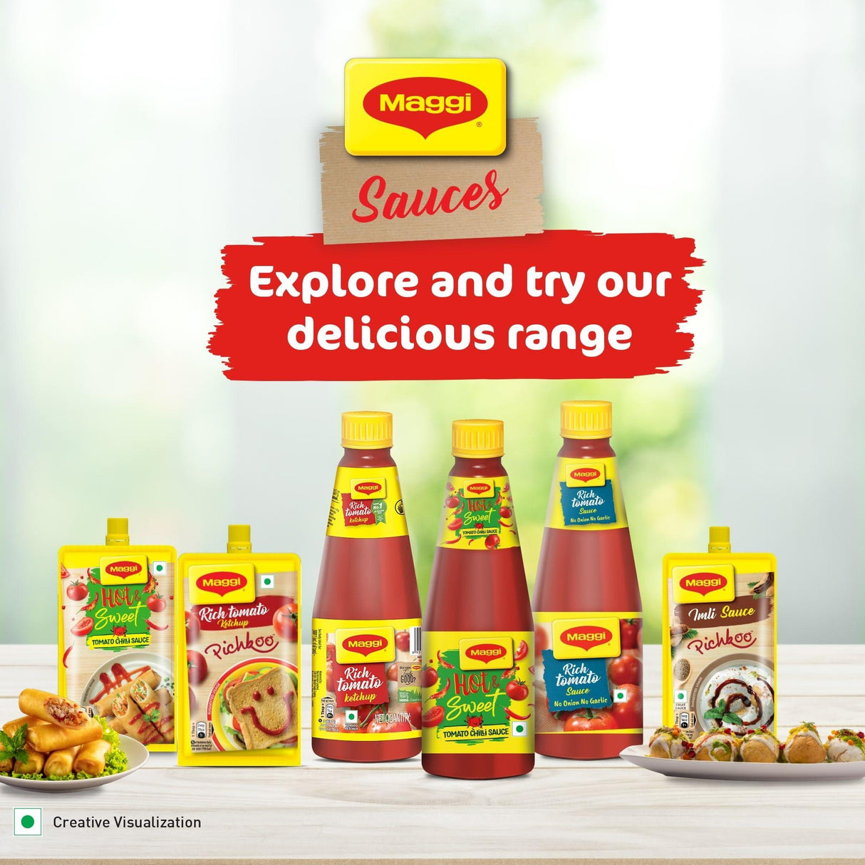 Maggi, Rich Tomato Ketchup, 1 Kilogram(kg) - Mighty Depot