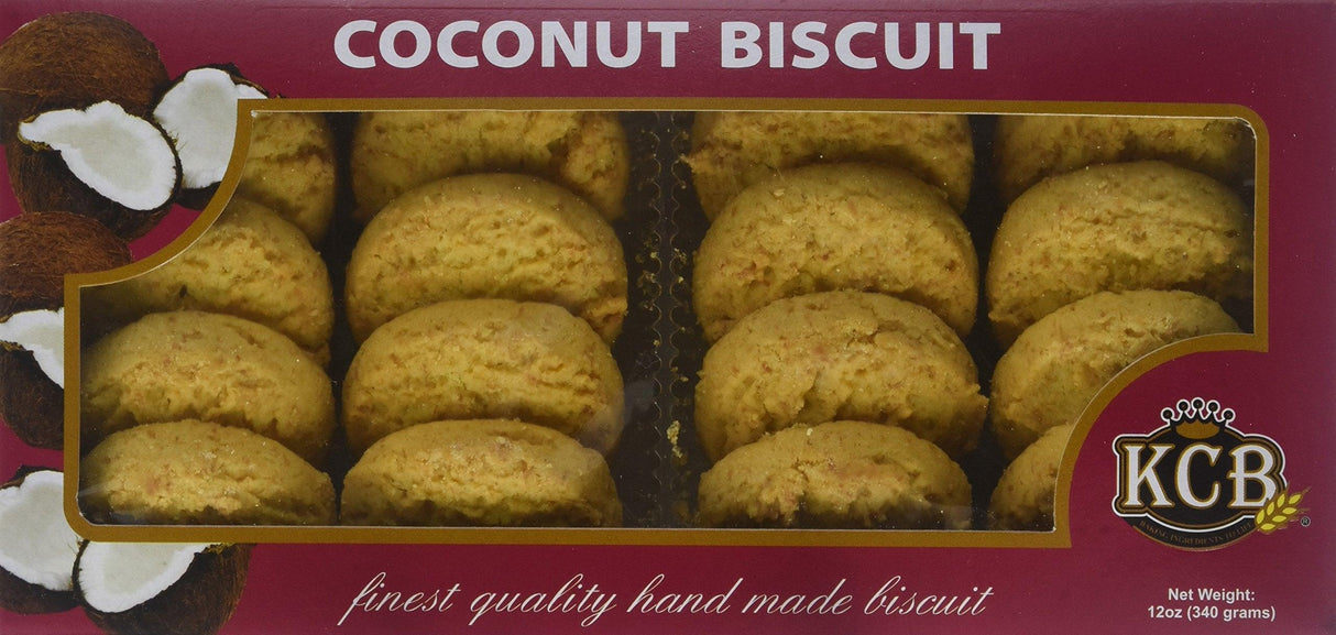 KCB Coconut Biscuit 340 Grams - Mighty Depot
