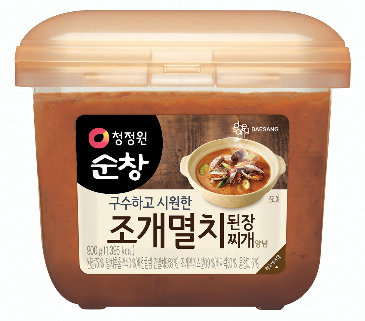 Chung Jung One O'Food Premium Korean Traditional Soybean Paste, Naturally Fermented, Umami Flavor, Doenjang Paste - Mighty Depot