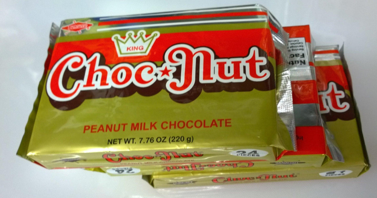 King Choc Nut Peanut Milk Chocolate Pack Of Three 7.76 Oz Per Pack - Mighty Depot