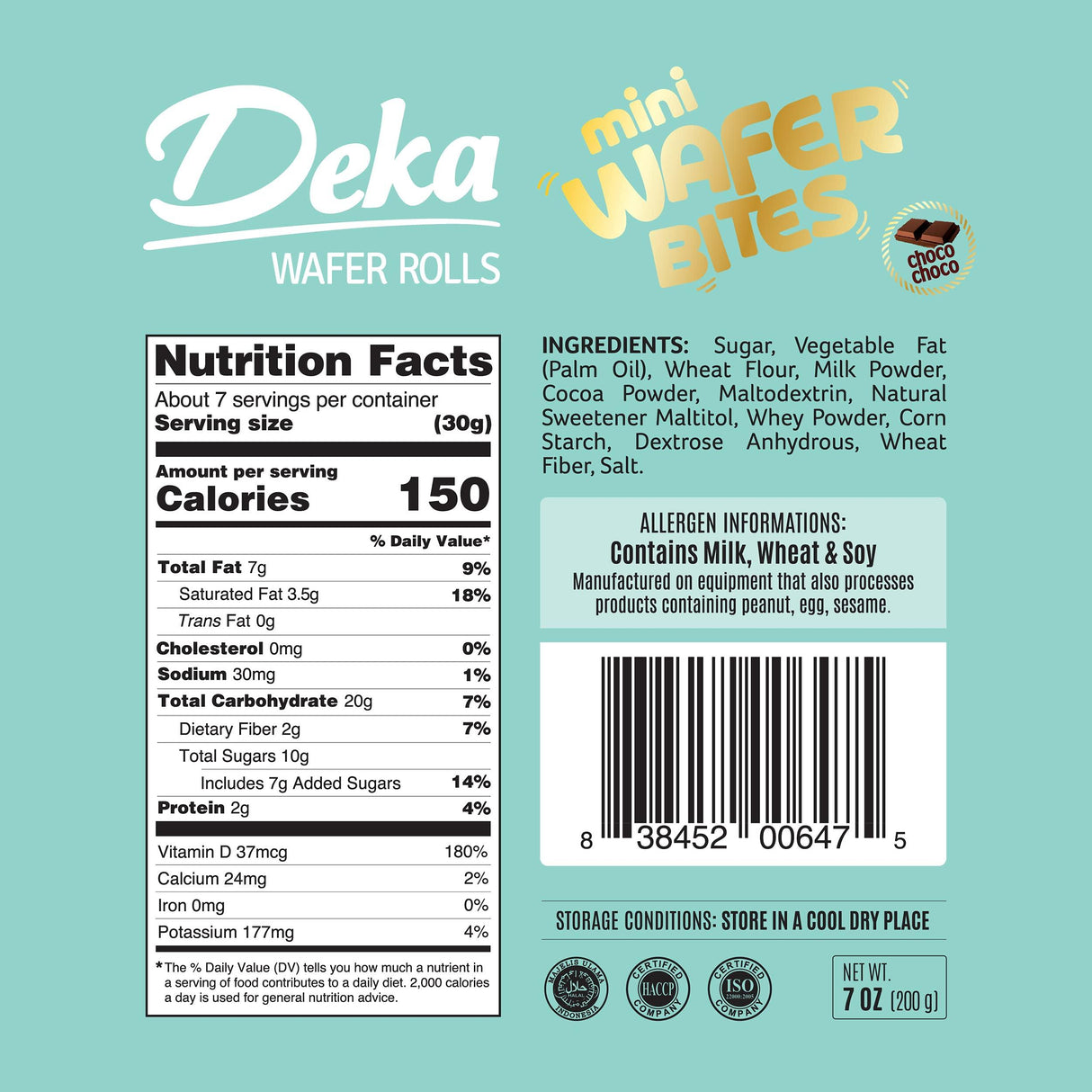 Deka Mini Wafer Bites - Mighty Depot