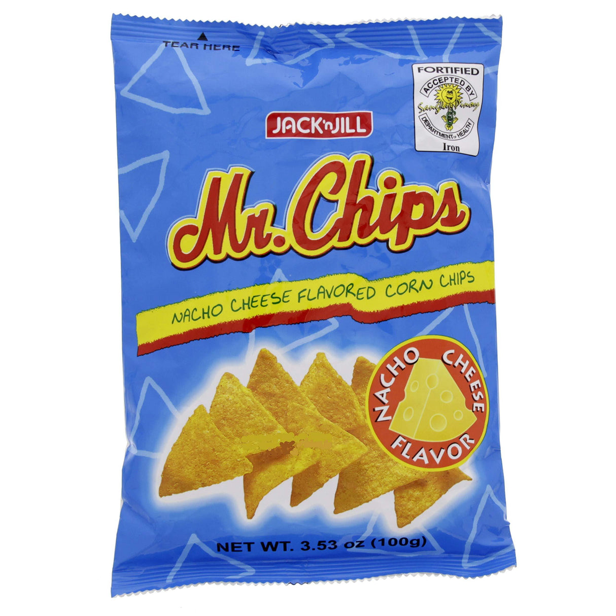 Jack N Jill Mr. Chips Cheese Flavored Corn Chips (Pack of 3) - Mighty Depot