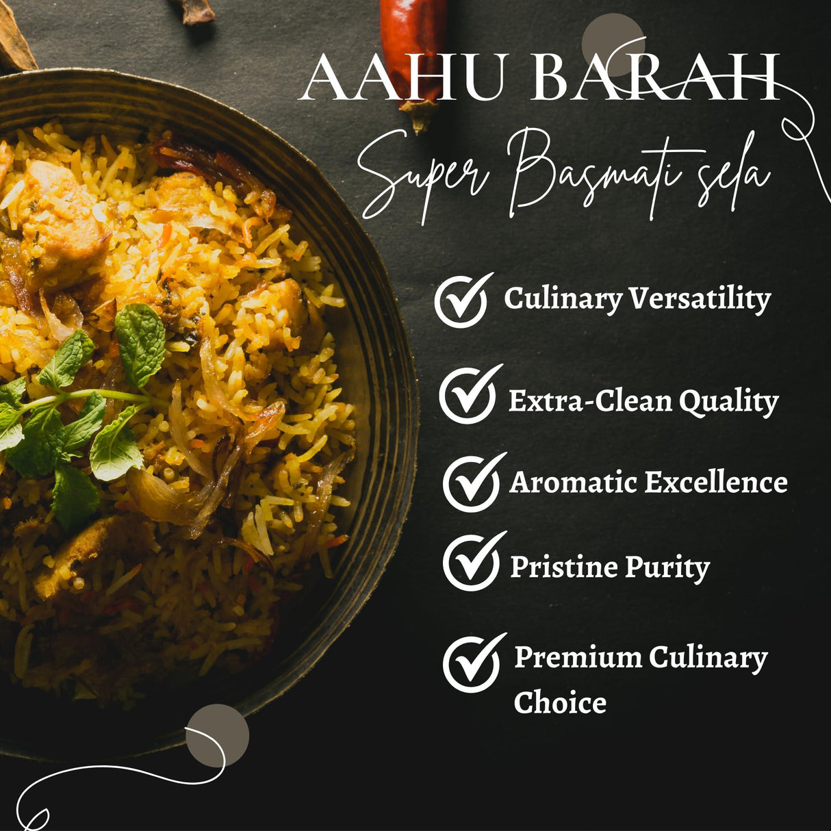 Aahu Barah Basmati Sela Rice - Mighty Depot