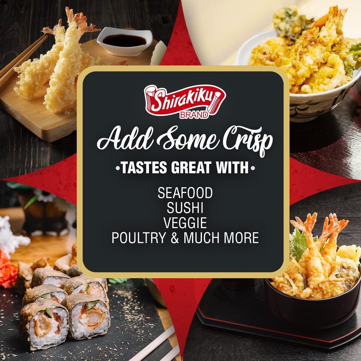 Shirakiku Tempura Batter Mix 10oz - Pack of 2 - Mighty Depot