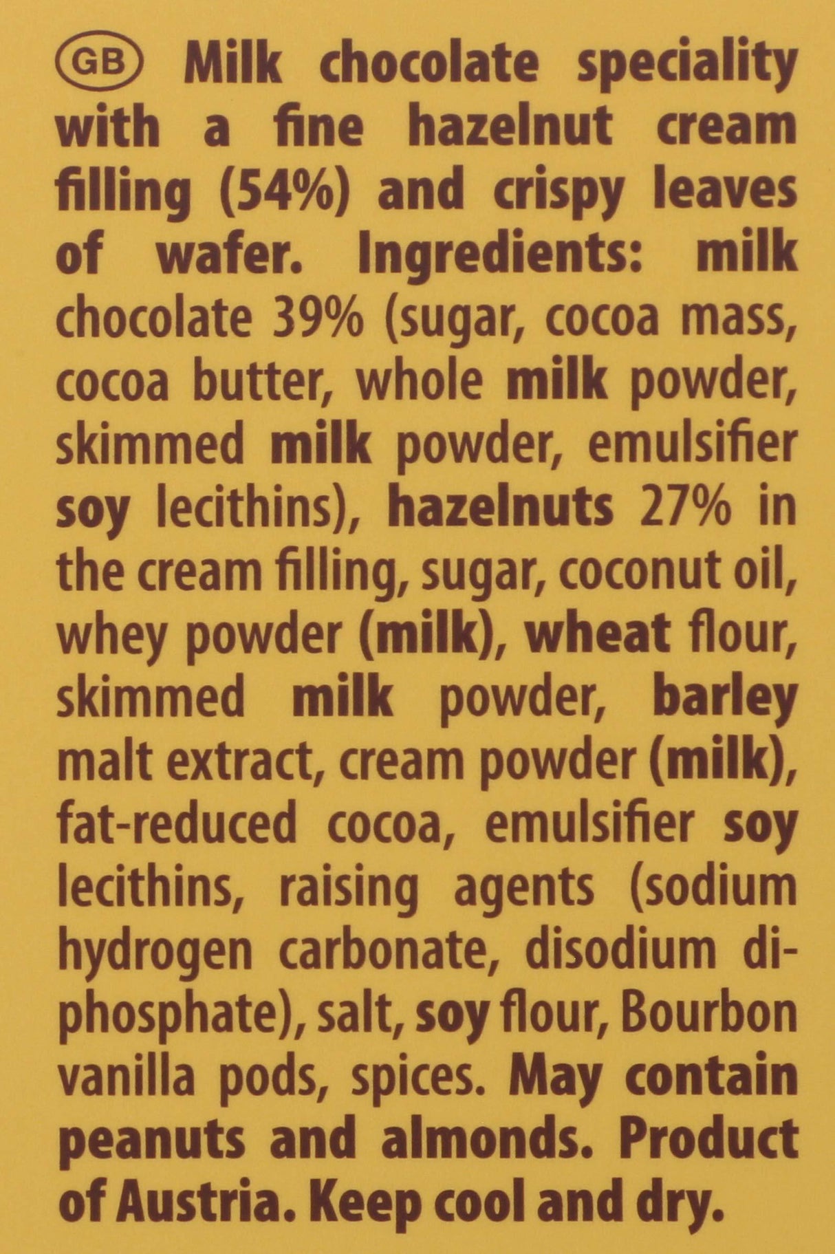 Loacker Tortina Premium Chocolate Coated Wafer, Original 125g/4.41 oz. - Mighty Depot