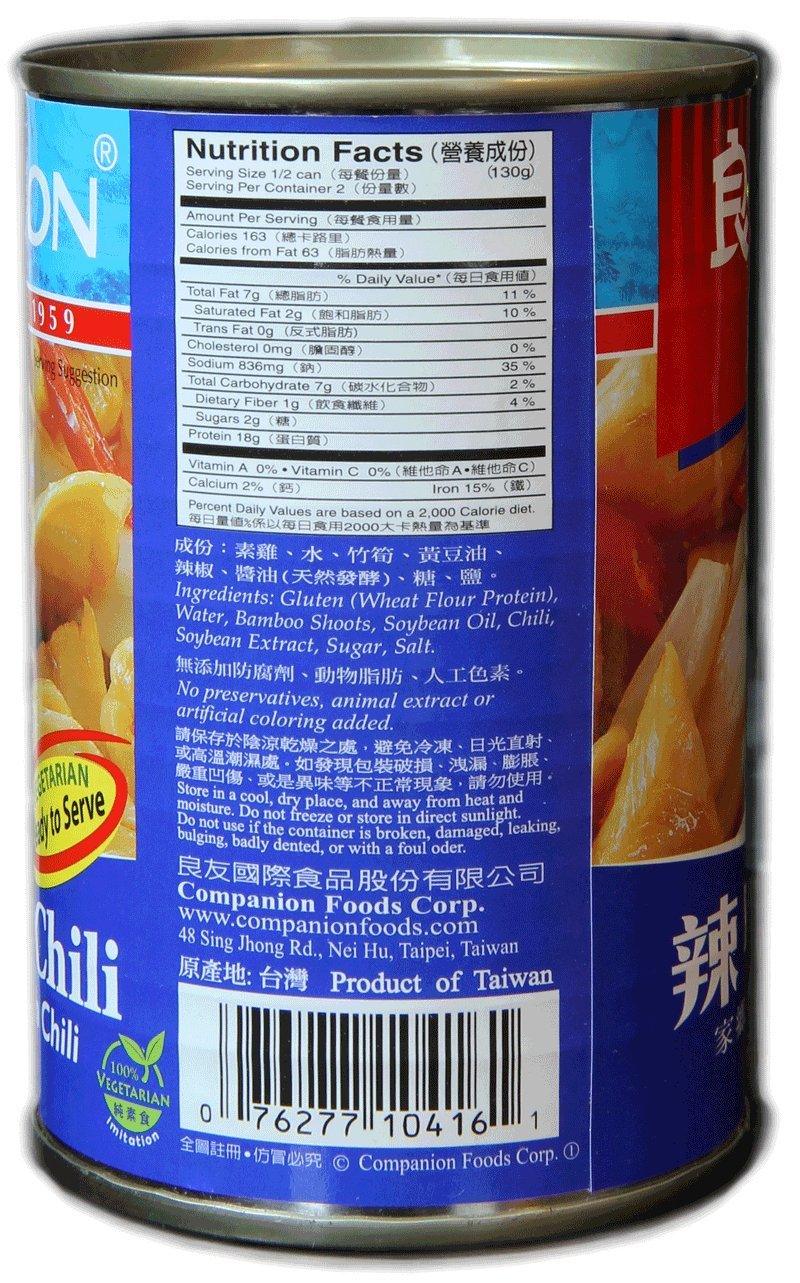 Companion - Vegetarian Chicken with Chili - Mighty Depot