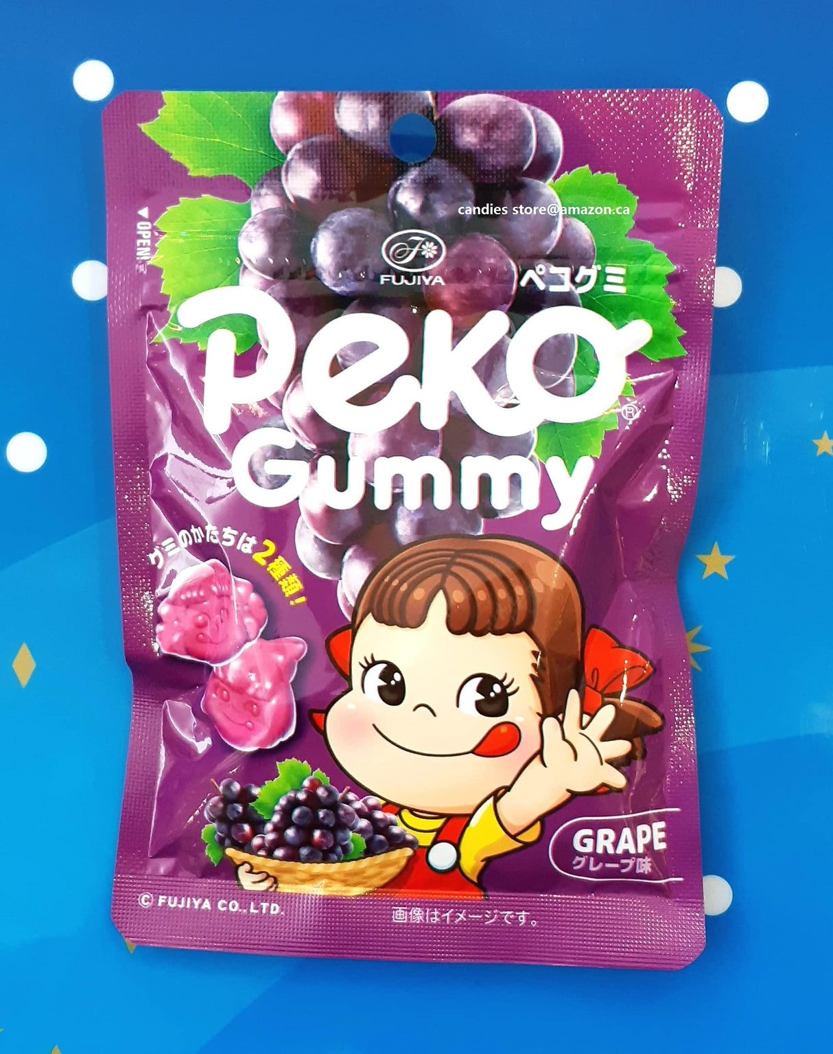 FUJIYA Peko Gummy (Grape) - Mighty Depot