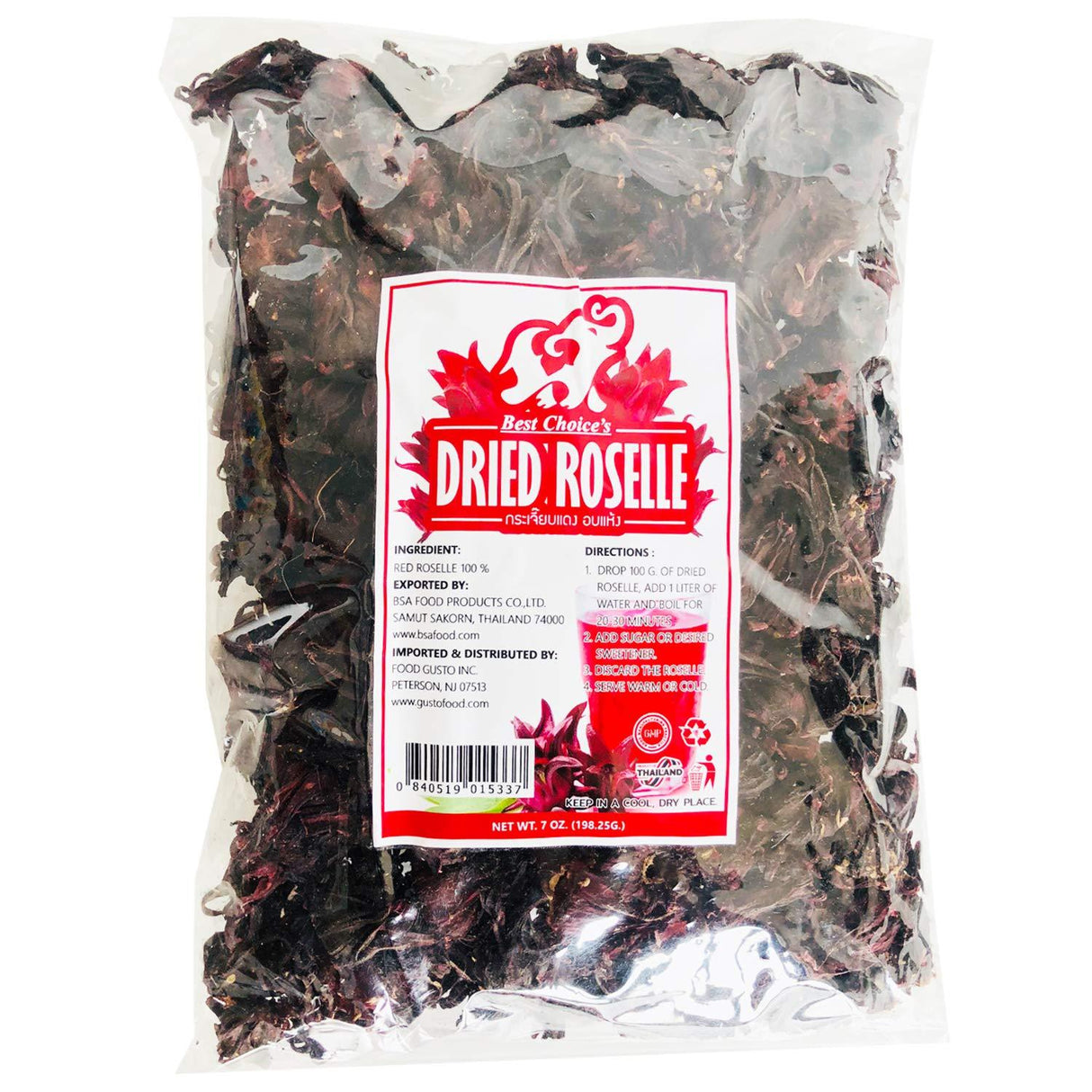 Best Choice's Dried Roselle 198.25 g pack of 2 - Mighty Depot