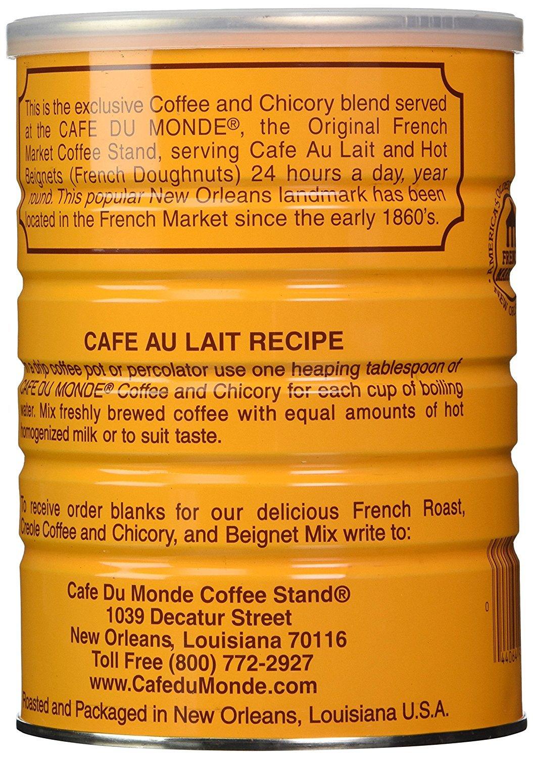 5 X Cafe Du Monde Coffee and Chickory, 15 Ounce - Mighty Depot