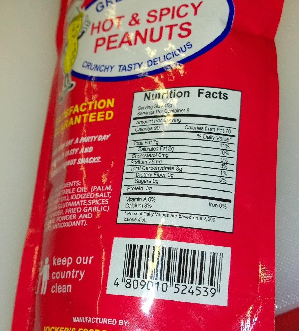 Sugo Greaseless Peanuts - Mighty Depot