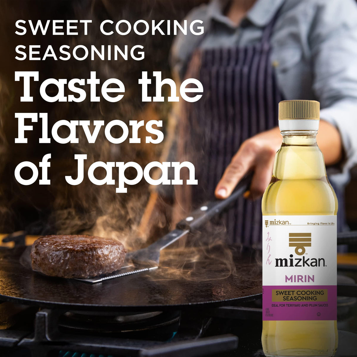 Mizkan Mirin, Sweet Cooking Seasoning, 12 Fl Oz (1 bottle) - Mighty Depot