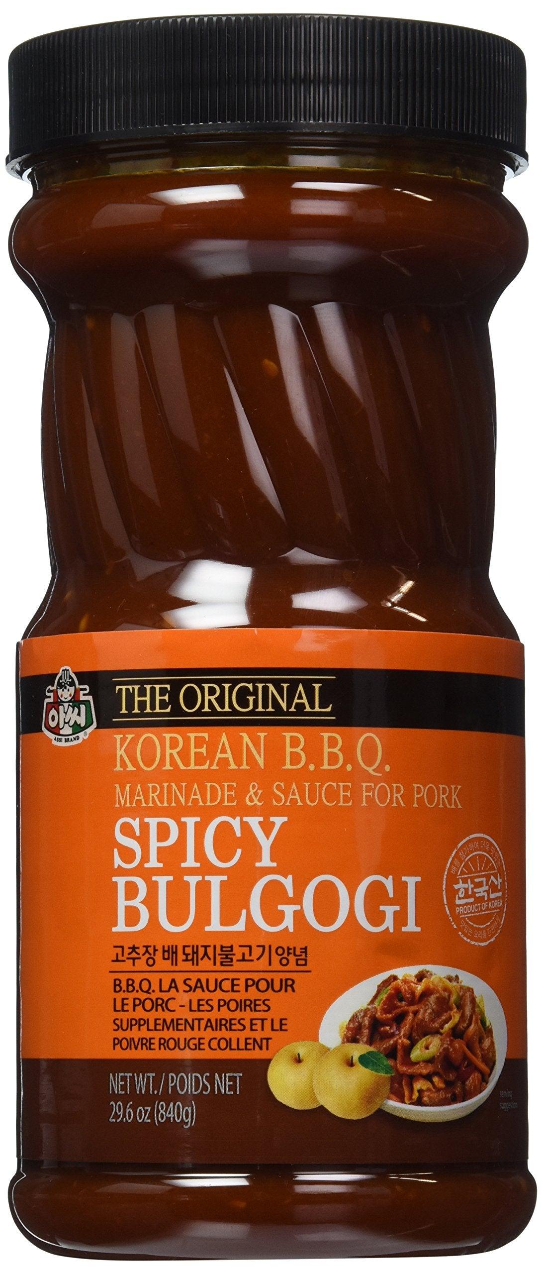 assi Korean Hot B.B.Q Sauce for Pork, 32 Ounce - Mighty Depot