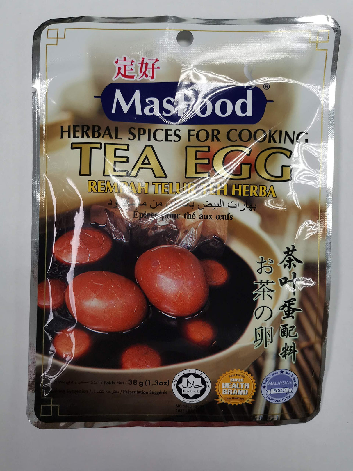 MASFOOD herbal spices for cooking tea egg 定好茶叶蛋配料38g - Mighty Depot