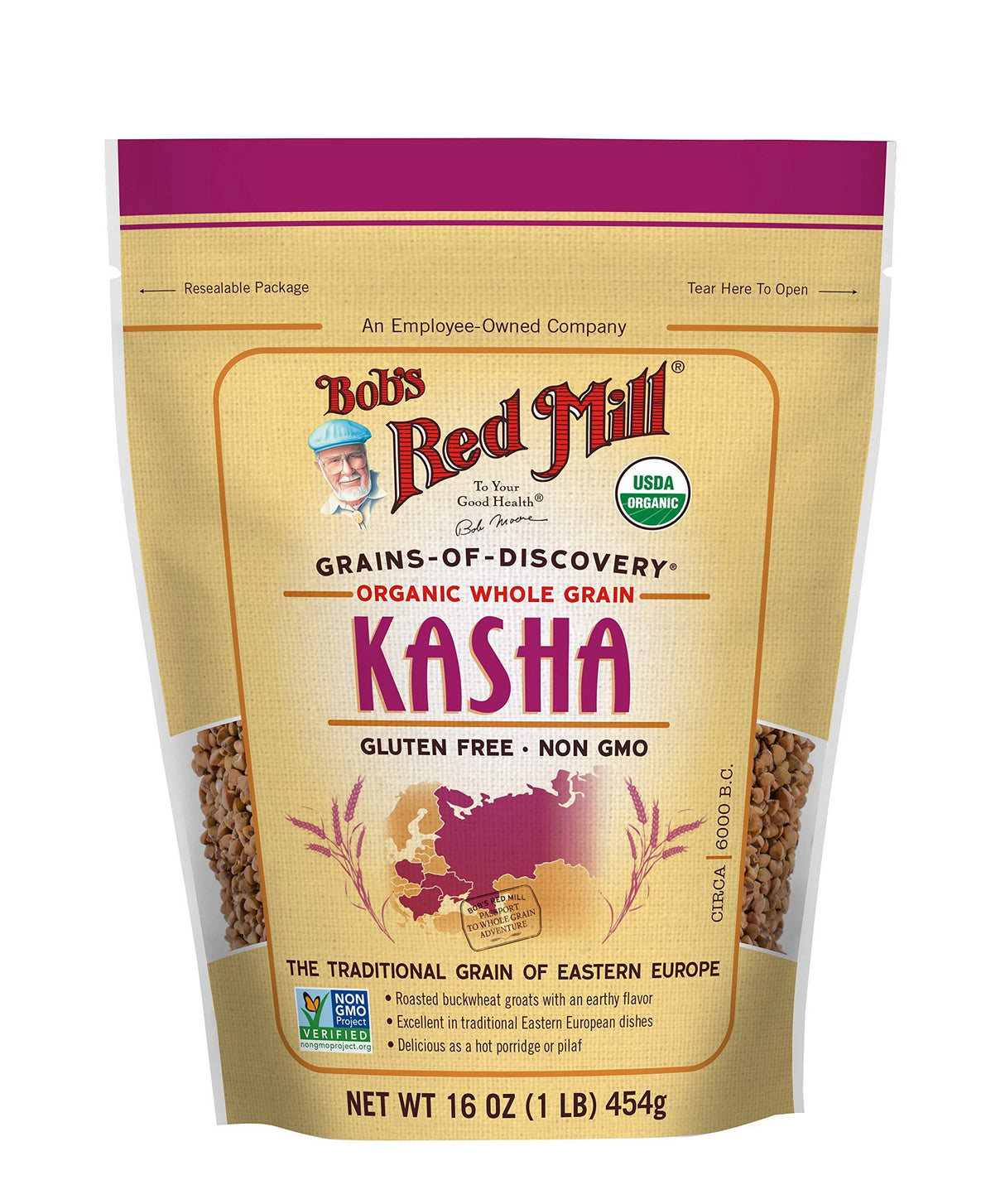 Bob's Red Mill Organic Kasha/Toasted Buckwheat, 16 Oz - Mighty Depot