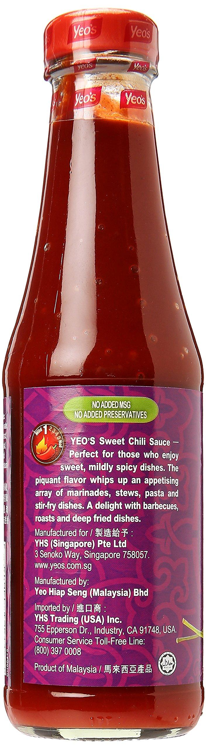 Yeo's Sweet Chili Sauce, 12.9 Ounce - Mighty Depot