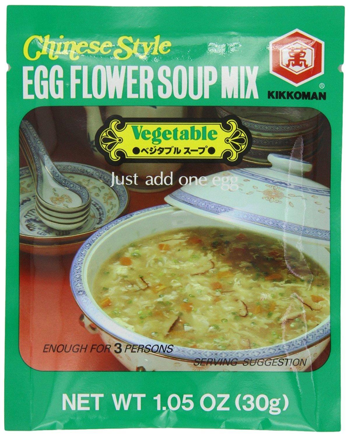 Kikkoman Egg Flower Soup Mix, 1.05 oz - Mighty Depot