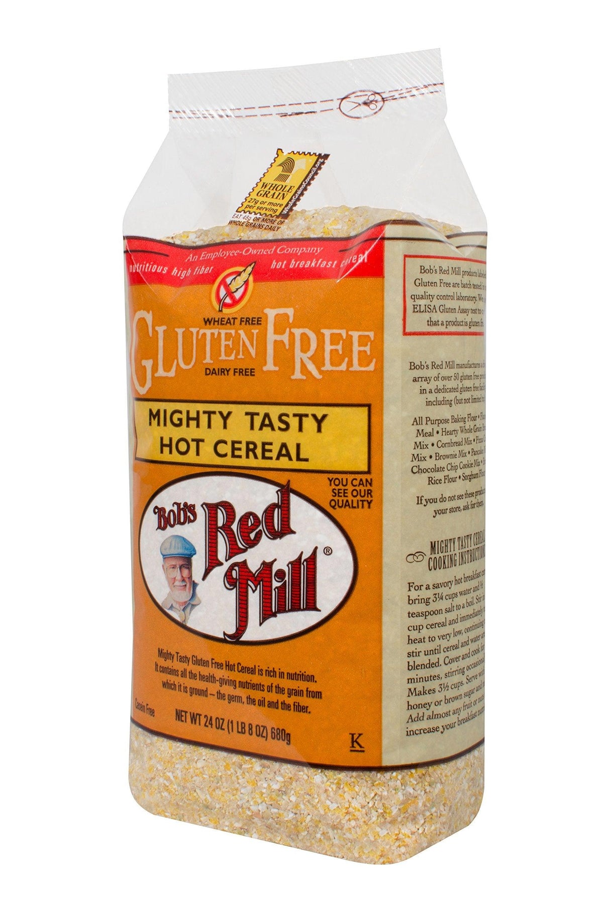 Bob's Red Mill Gluten Free Mighty Tasty Hot Cereal, 24 oz - Mighty Depot