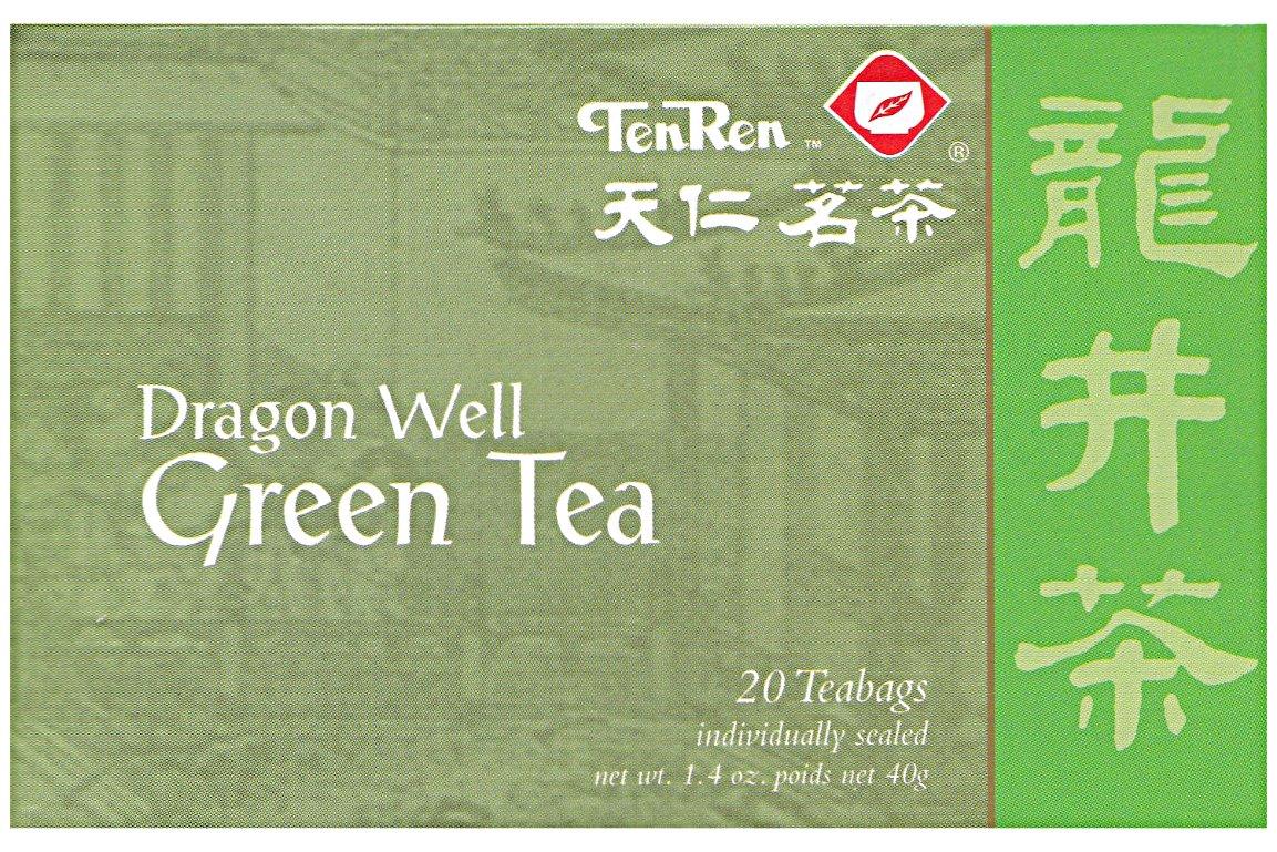 Ten Ren, Dragon Well Green Tea (20 Teabags), 1.4 oz - Mighty Depot