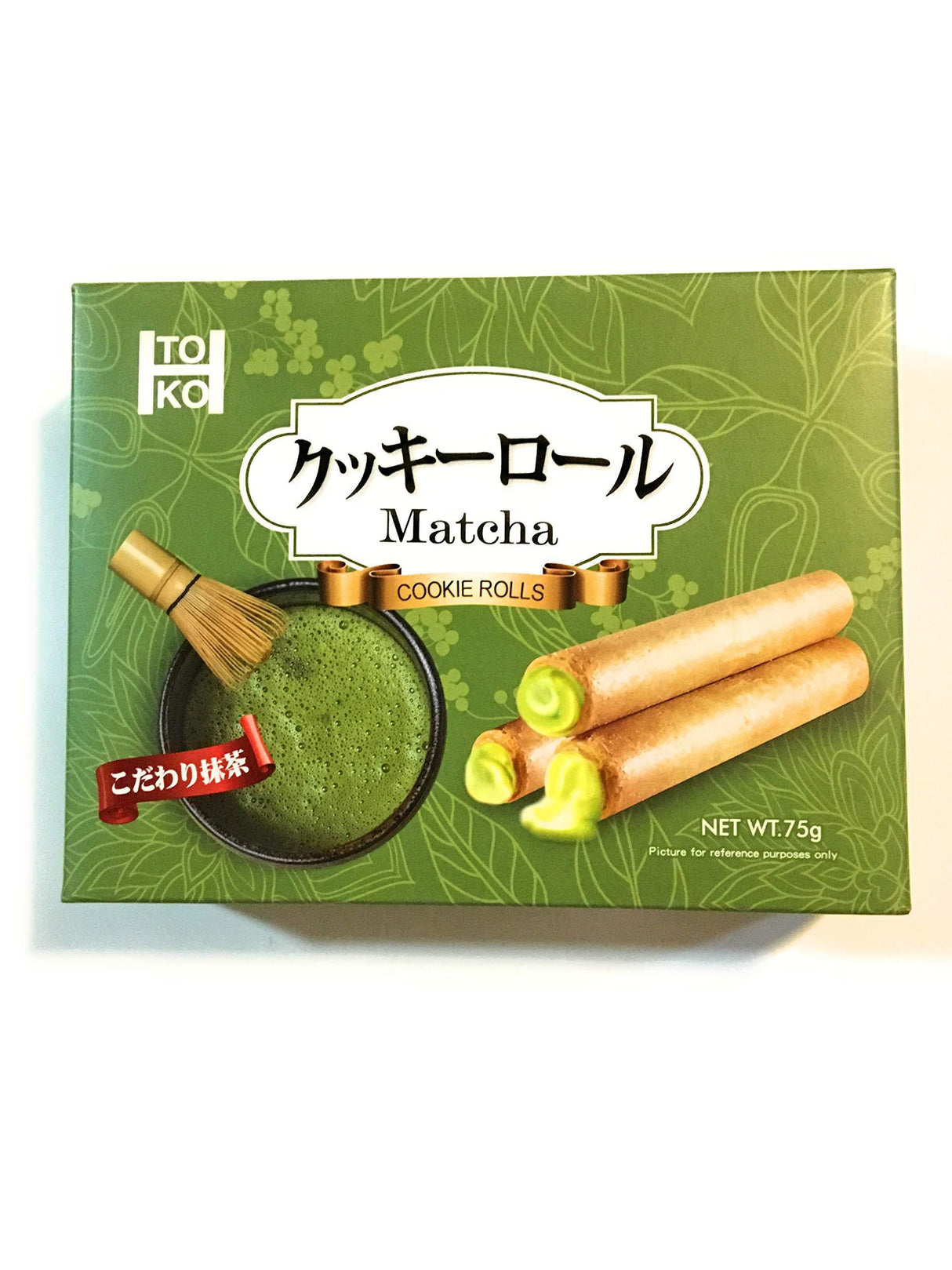 Toko Matcha Cookie Rolls 2.64 Oz(2 Pack) - Mighty Depot