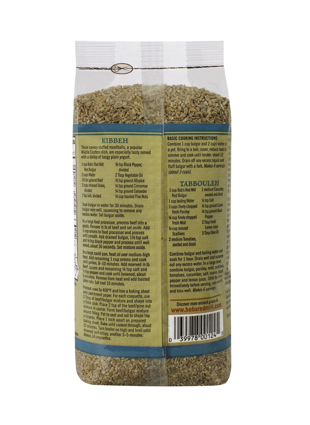 Bob's Red Mill, Bulgur Wheat, 28 oz - Mighty Depot